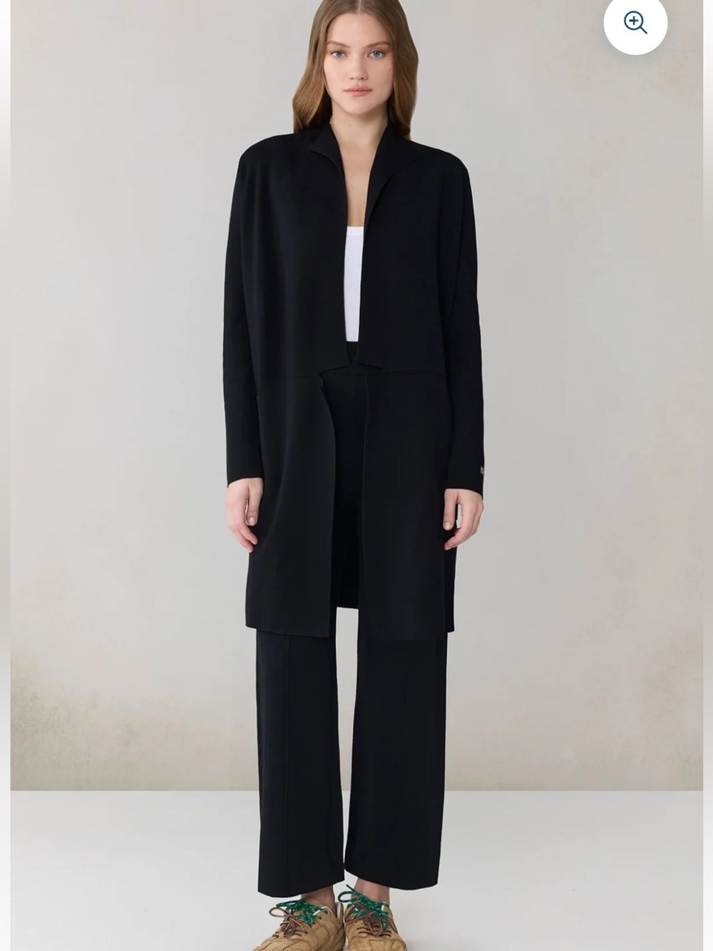 SOIA & KYO BENELA COATIGAN in Black size Medium